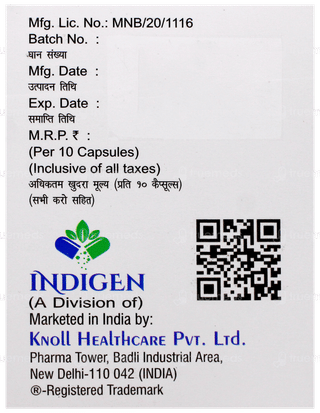 Racedonol 100 Capsule 10